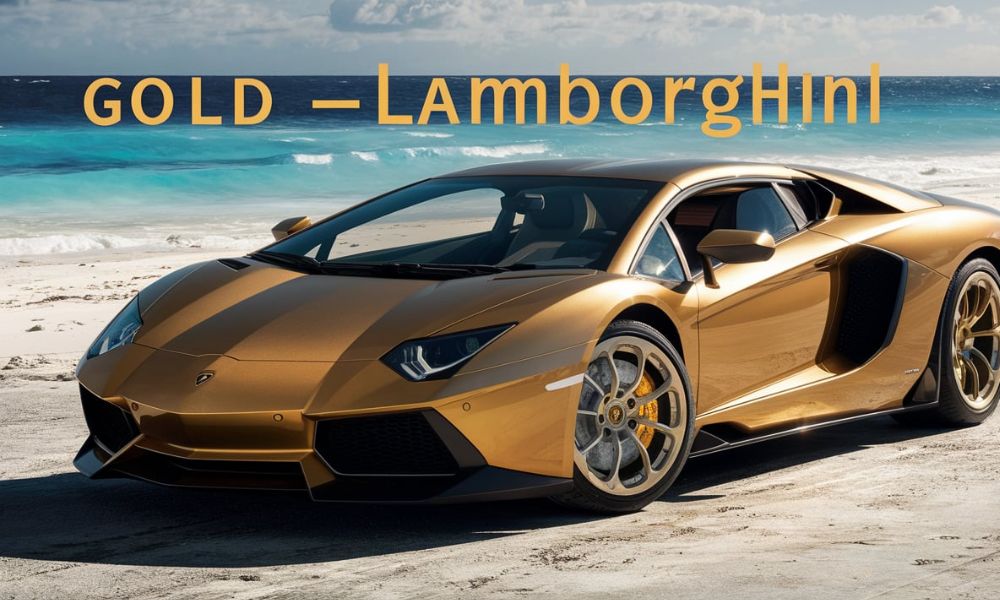 What is gold= lamborghini