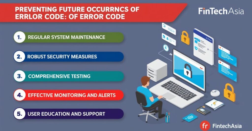 Preventing Future Occurrences of Error Code FintechAsia