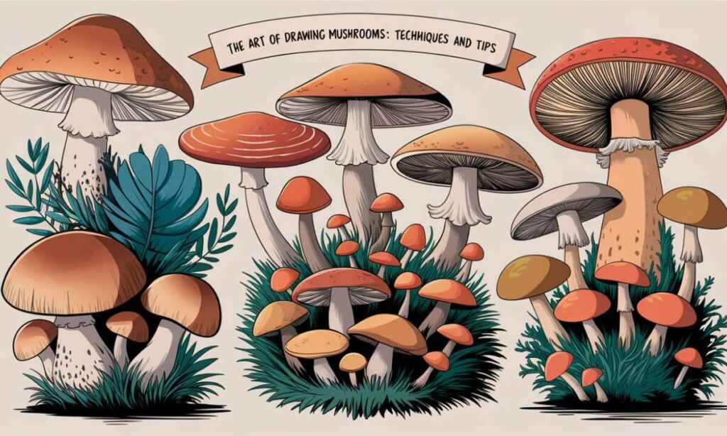 The Art of Drawing Mushrooms Techniques and Tips